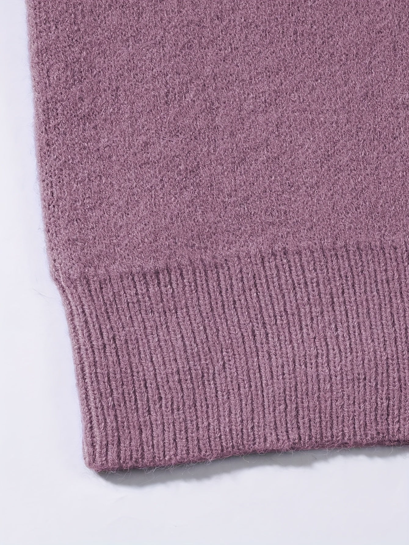 Dusty Purple & Black Skull Graphic Zip-Up Hooded Knit Sweater